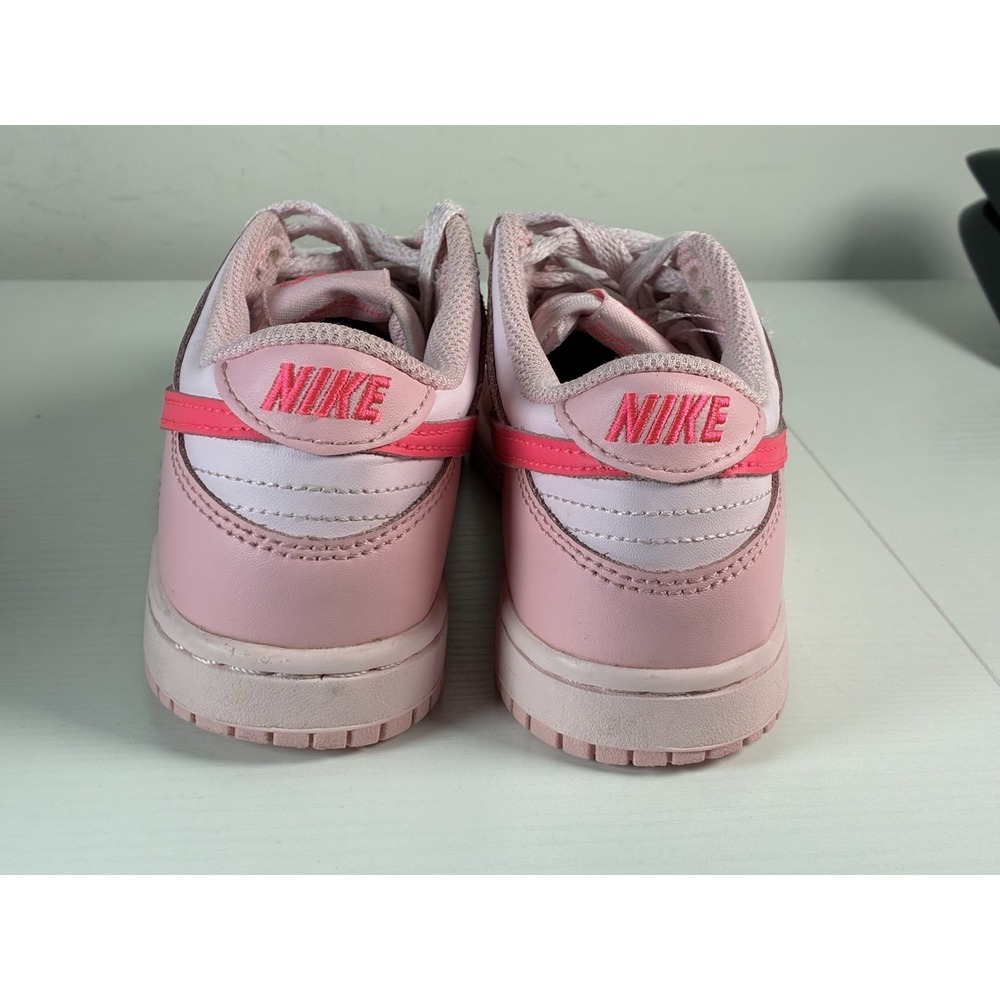 Youth Girls Size 1Y Pink Nike Dunks Low Shoes Sneakers - Picture 2 of 7